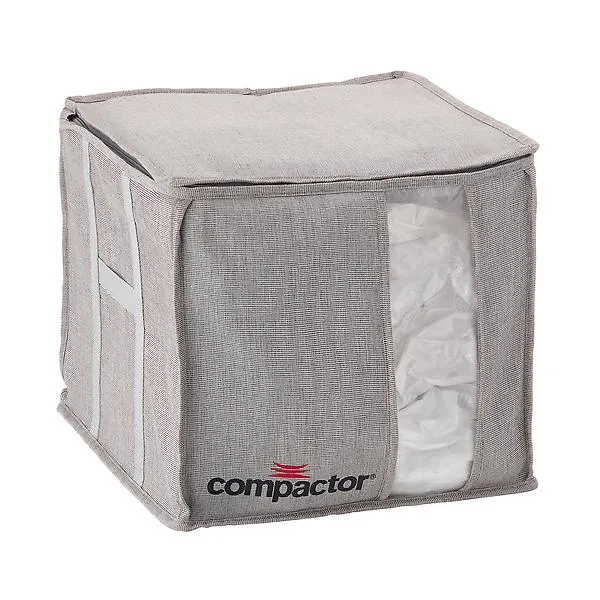 Compactor Small Storage Box w/ Vacuum Bag Grey