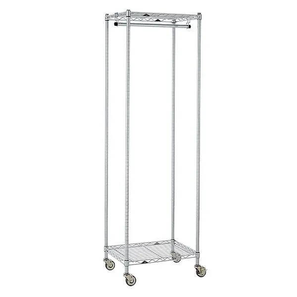 InterMetro Small Garment Rack Silver