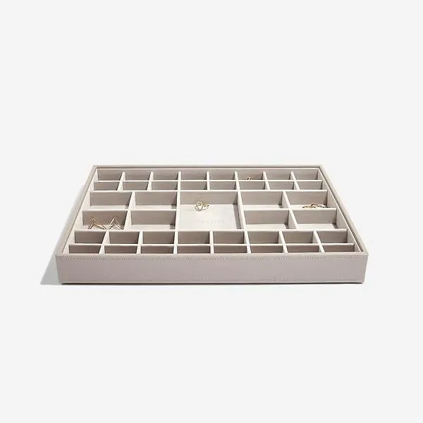 Stackers Supersize 41-Section Tray Taupe