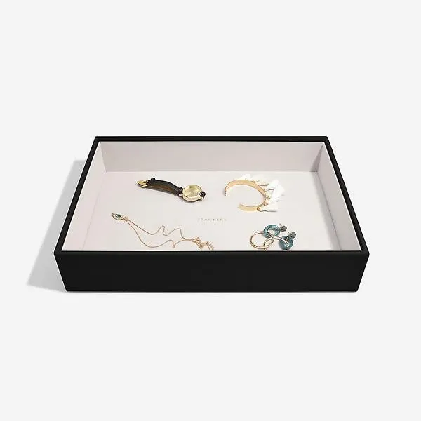 Stackers Supersize Deep Open Tray Black
