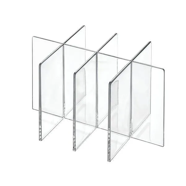 THE HOME EDIT Small Bin Divider Clear