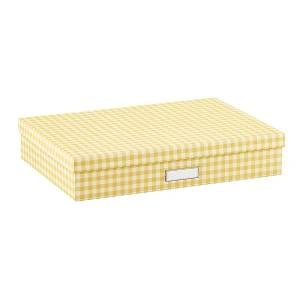 Bigso Document Box Gingham
