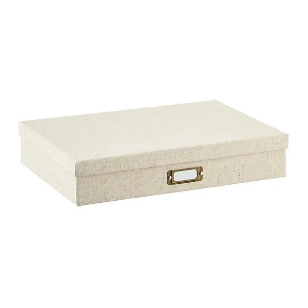 Bigso Document Box Linen