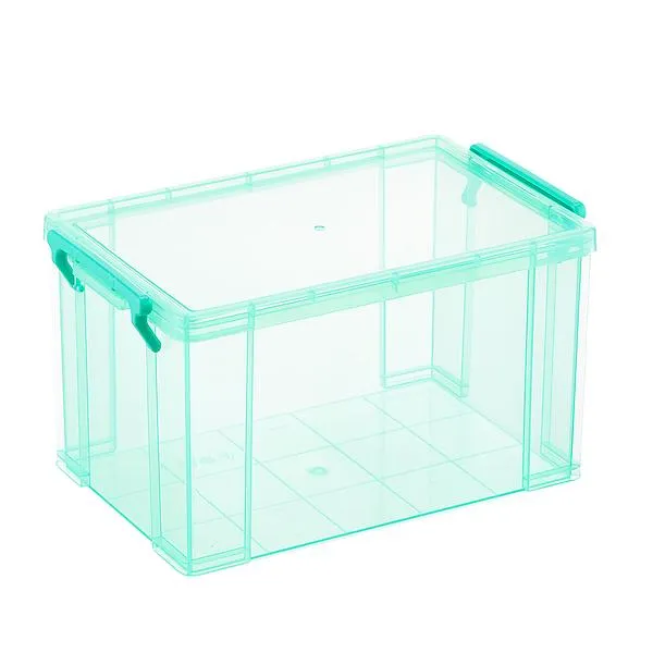 Extra Large Storage Latch Box Aqua