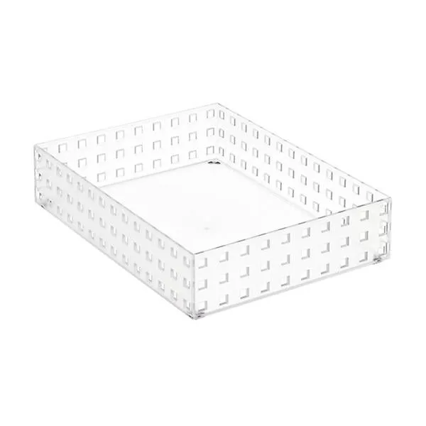 like-it Bricks 11" Wide Short Bin Translucent