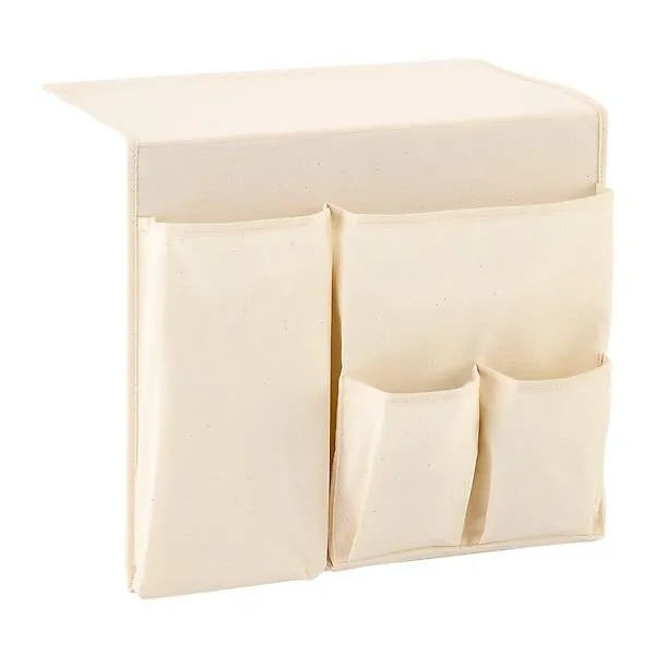 The Container Store Bedside Storage Caddy Natural
