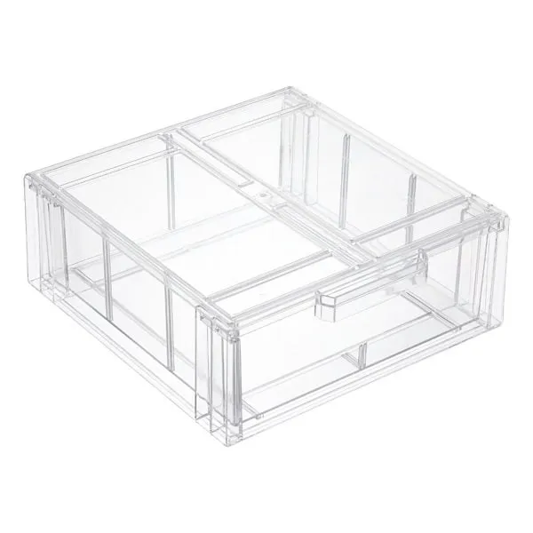 The Container Store Clearline Stackable Shirt & Accessory Drawer