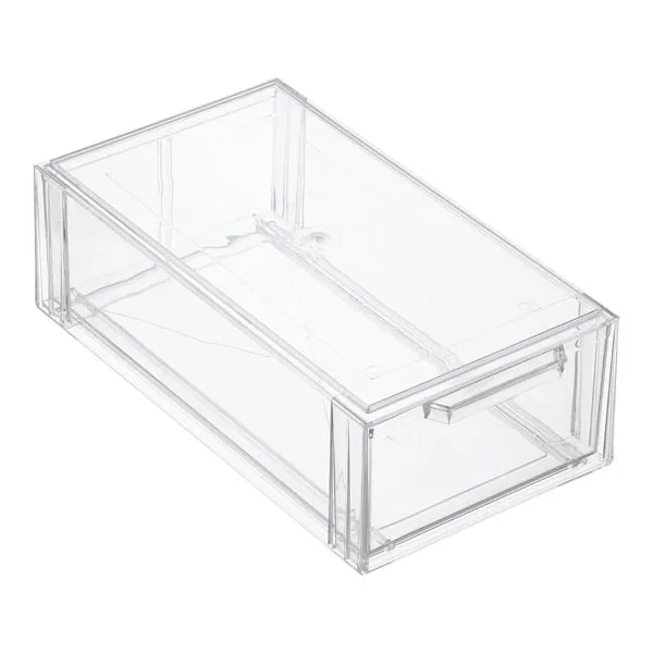 The Container Store Clearline Stackable Small Shoe Drawer