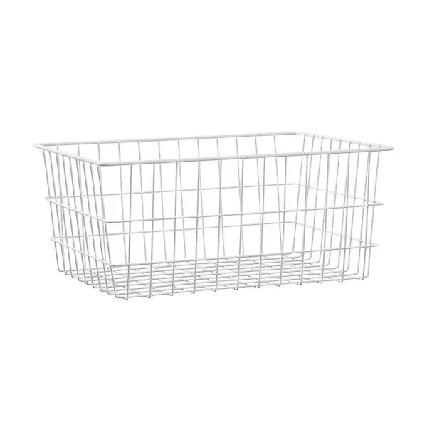 The Container Store Large Wire Basket White