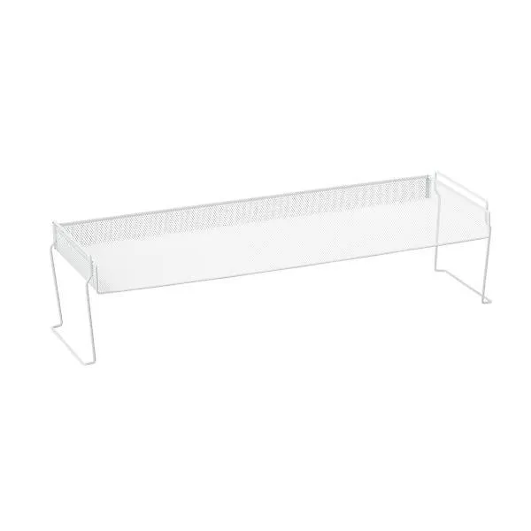 The Container Store Mesh Stacking Shoe Shelf White