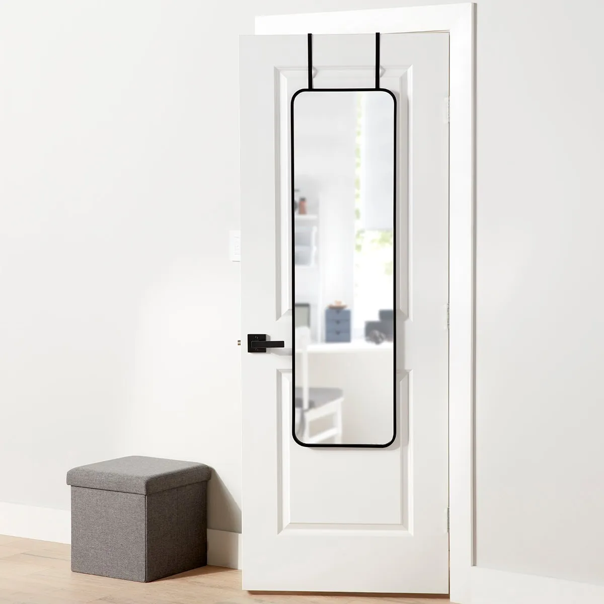 The Container Store Overdoor Mirror