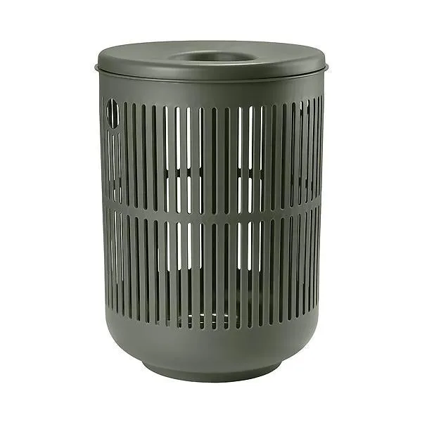 Zone Denmark UME Laundry Basket w/Lid Olive Green
