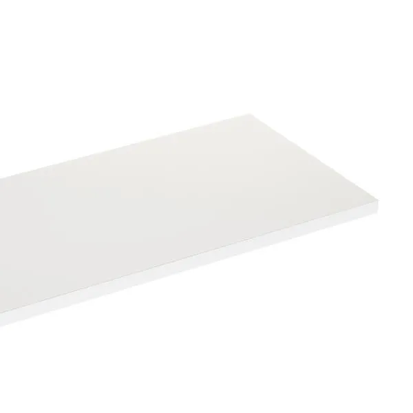 1-3/4" x 24-3/4" x 3/4" h Classic by Elfa Melamine End Shelf White