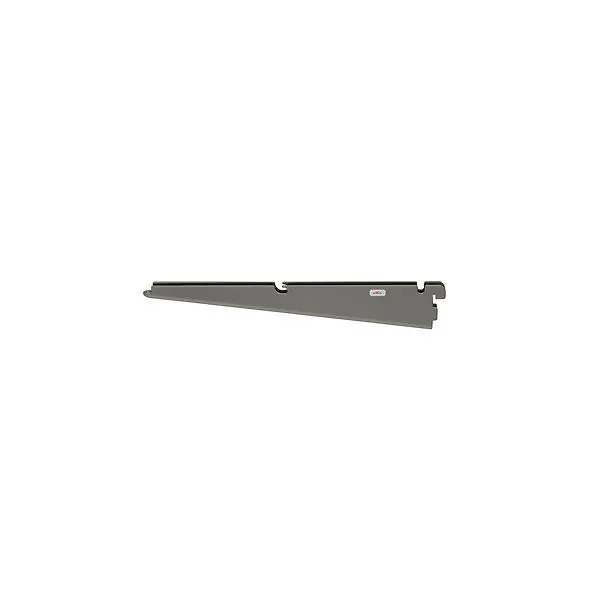 12" Elfa Ventilated/Decor Shelf Bracket Graphite