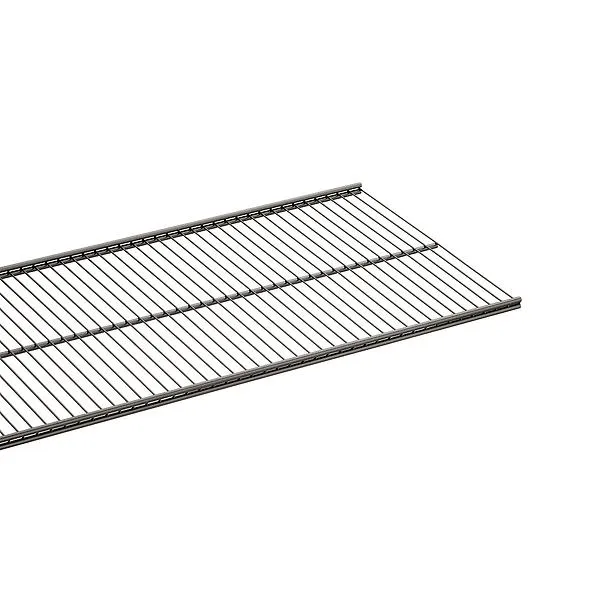 12" x 4' Elfa Ventilated Shelf Graphite