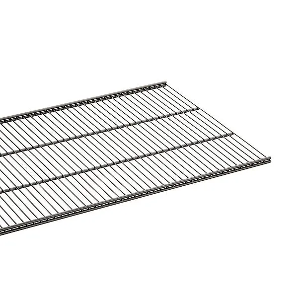 16" x 3' Elfa Ventilated Shelf Graphite