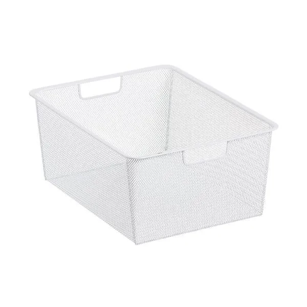 Elfa 14" Narrow Cabinet-Depth 2-Runner White
