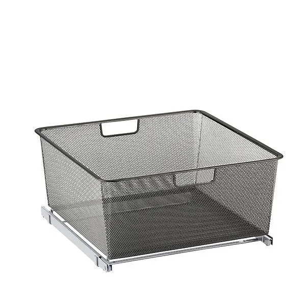 Elfa Medium 2-Runner Cabinet-Sized Easy Glider Graphite