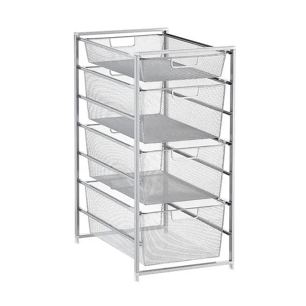 Elfa Narrow Drawer Solution Platinum