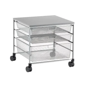 Elfa Printer/Fridge Cart Platinum