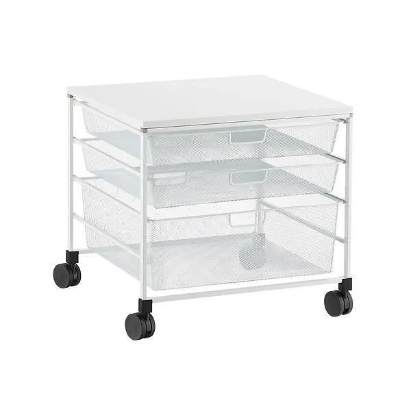 Elfa Printer/Fridge Cart White