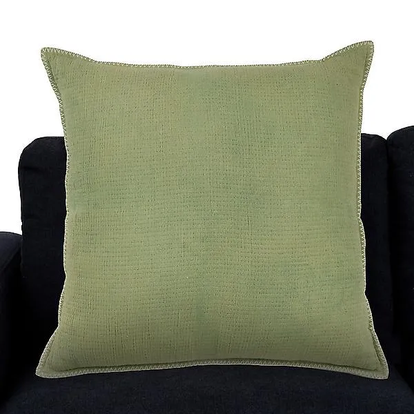 26X26 PILLOW GAUZE OVERSIZED Green