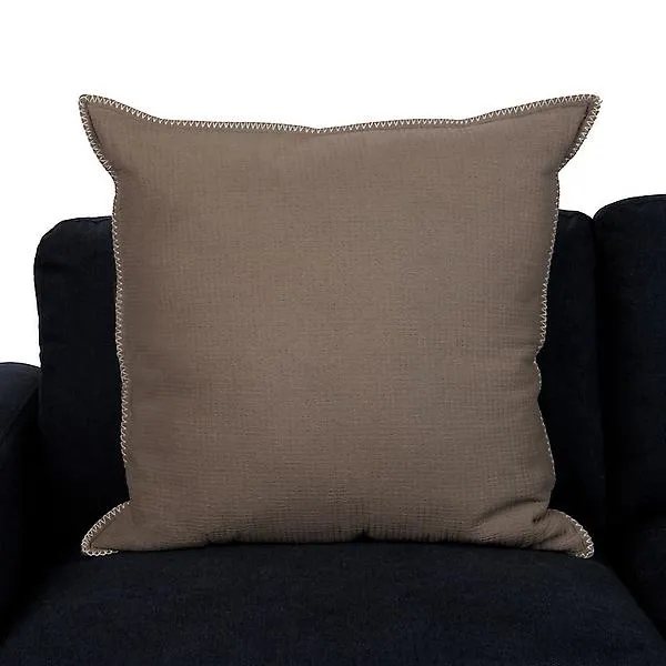 26X26 PILLOW GAUZE OVERSIZED Silver/Gray