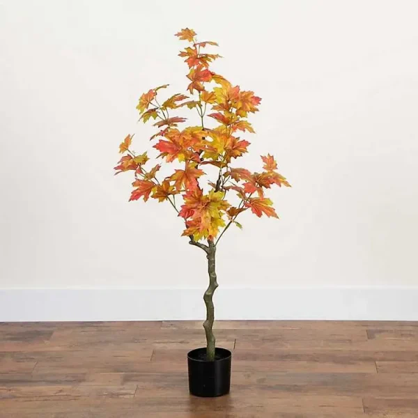 4 ft. Autumn Maple Leaves Tree