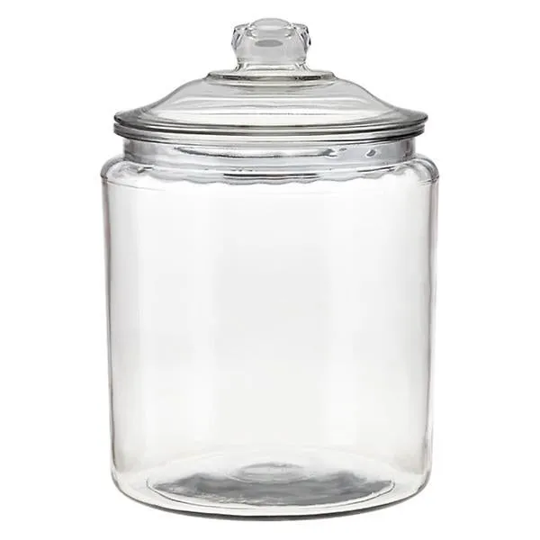 anchor 2 gal. Glass Canister Glass Lid
