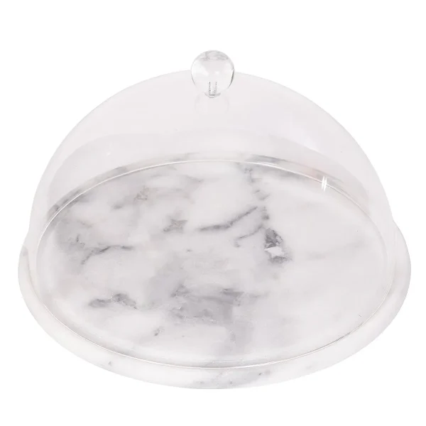 Artifacts Trading Co. Marble Plate with Acrylic Dome
