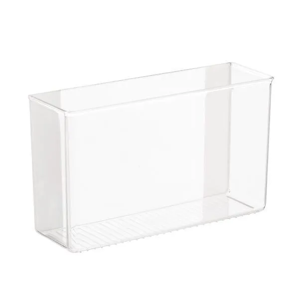 iDESIGN Affixx Adhesive Organizer Bin Clear