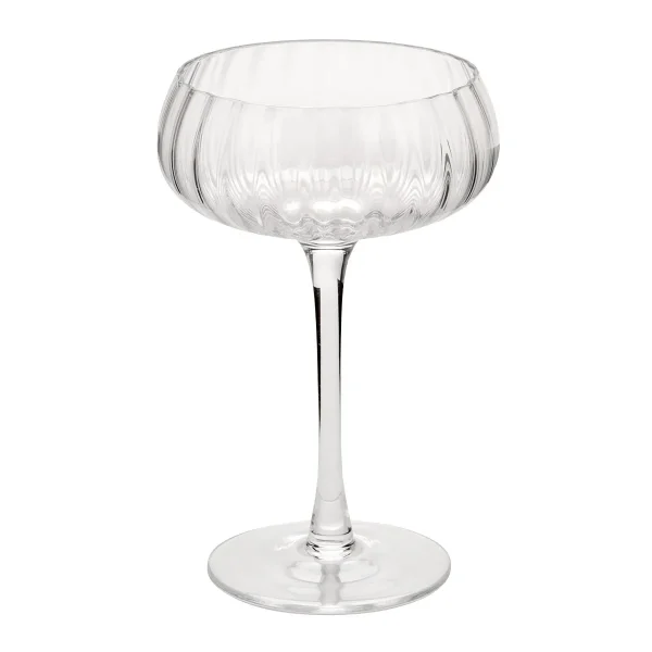 Ribbed Coupe Glass