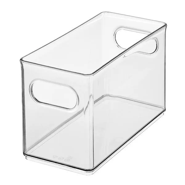 THE HOME EDIT Narrow Pantry Bin Clear
