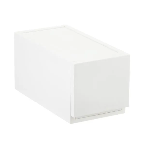 Astage Square Opaque Modular Stackable Drawer White