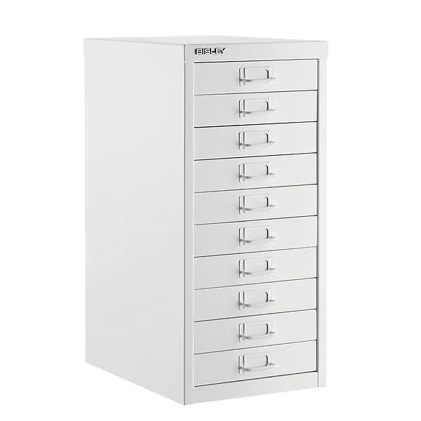 Bisley 10-Drawer Cabinet White