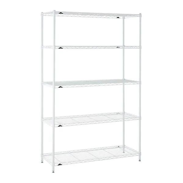 InterMetro Kitchen Shelves White