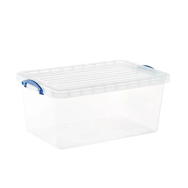 The Container Store 61 ltr. Premier Stacking Tote Clear
